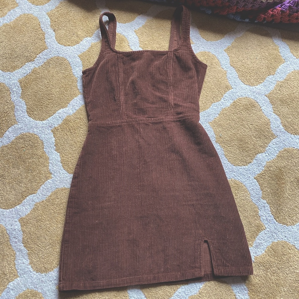 Cute little dress • brown corduroy 🌻vintage